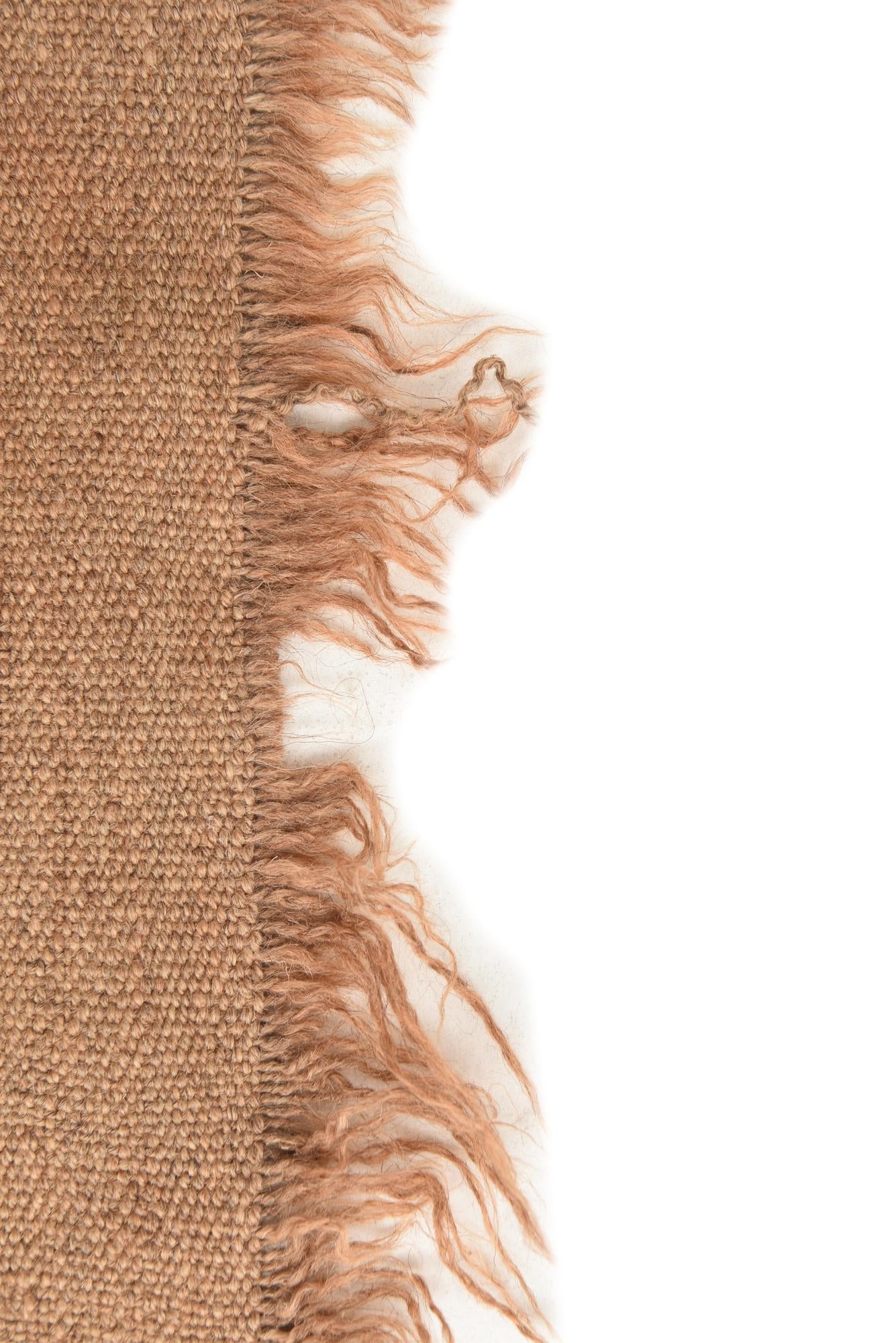 4' 3 x 15' Hand Woven Kilim Fars Wool Runner Rug