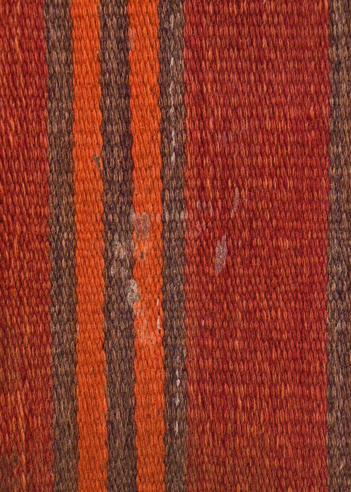 4' 5 x 11' 3 Hand Woven Kilim Fars Wool Runner Rug