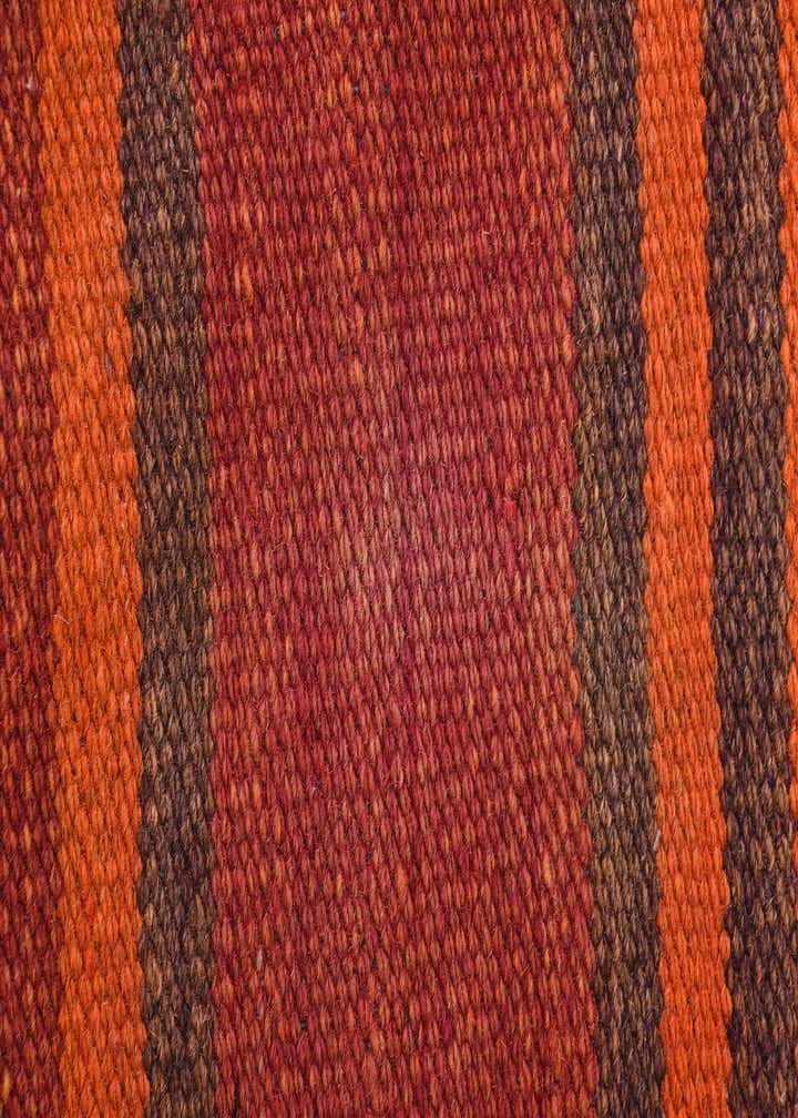 4' 5 x 11' 3 Hand Woven Kilim Fars Wool Runner Rug