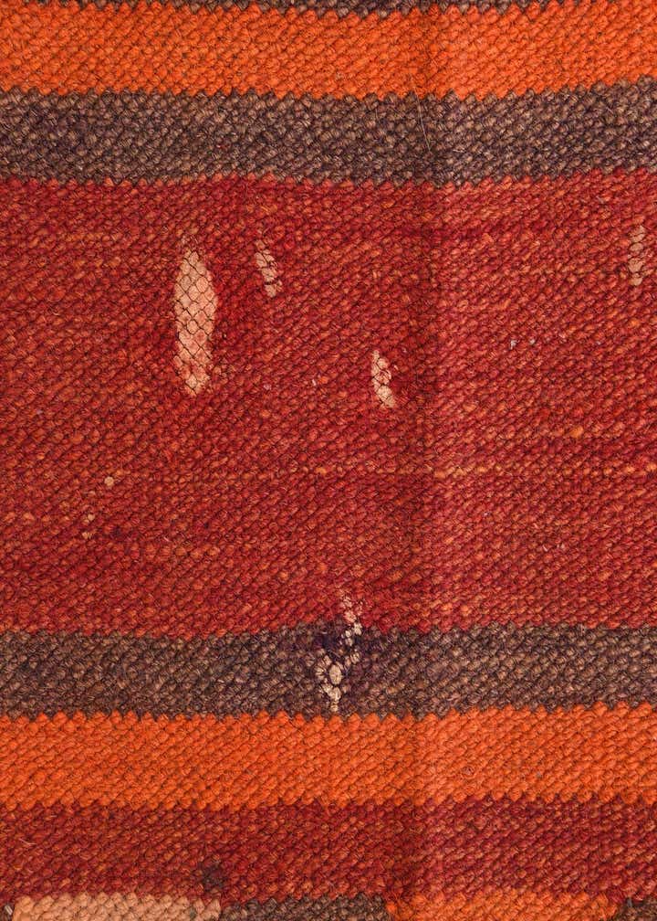 4' 5 x 11' 3 Hand Woven Kilim Fars Wool Runner Rug