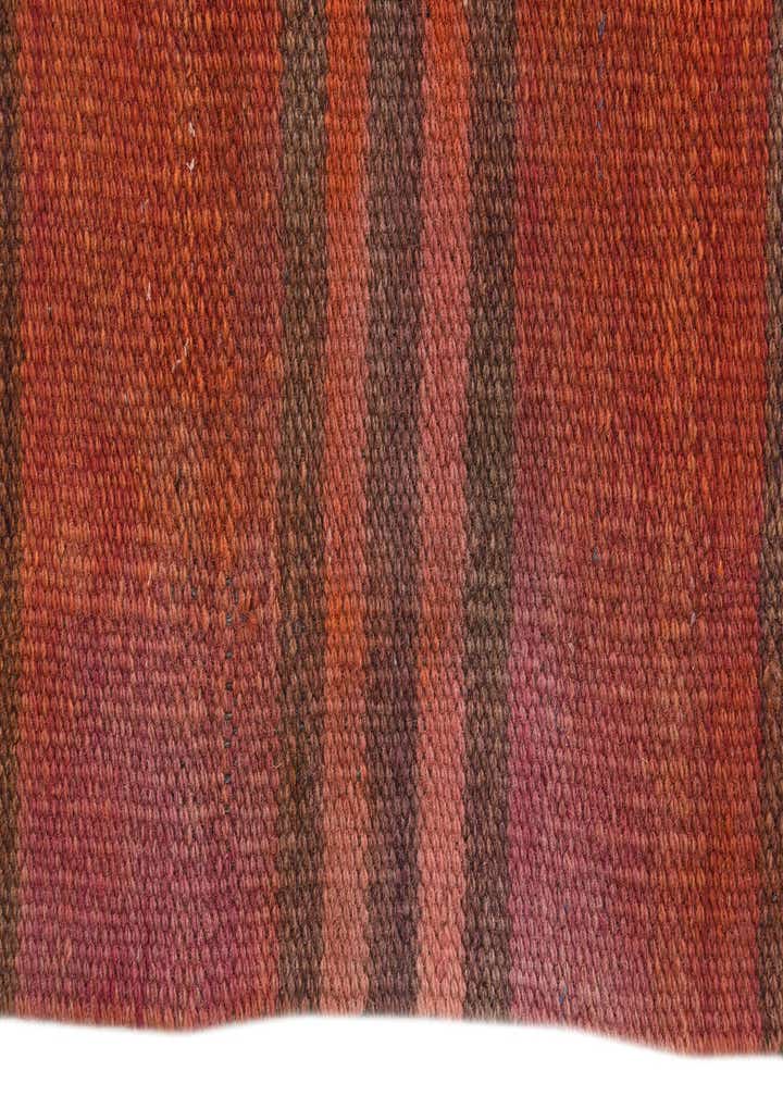 4' 5 x 11' 3 Hand Woven Kilim Fars Wool Runner Rug