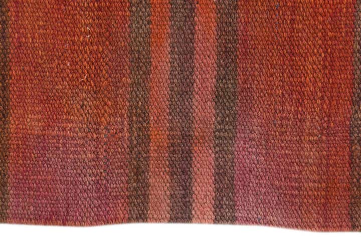 4' 5 x 11' 3 Hand Woven Kilim Fars Wool Runner Rug