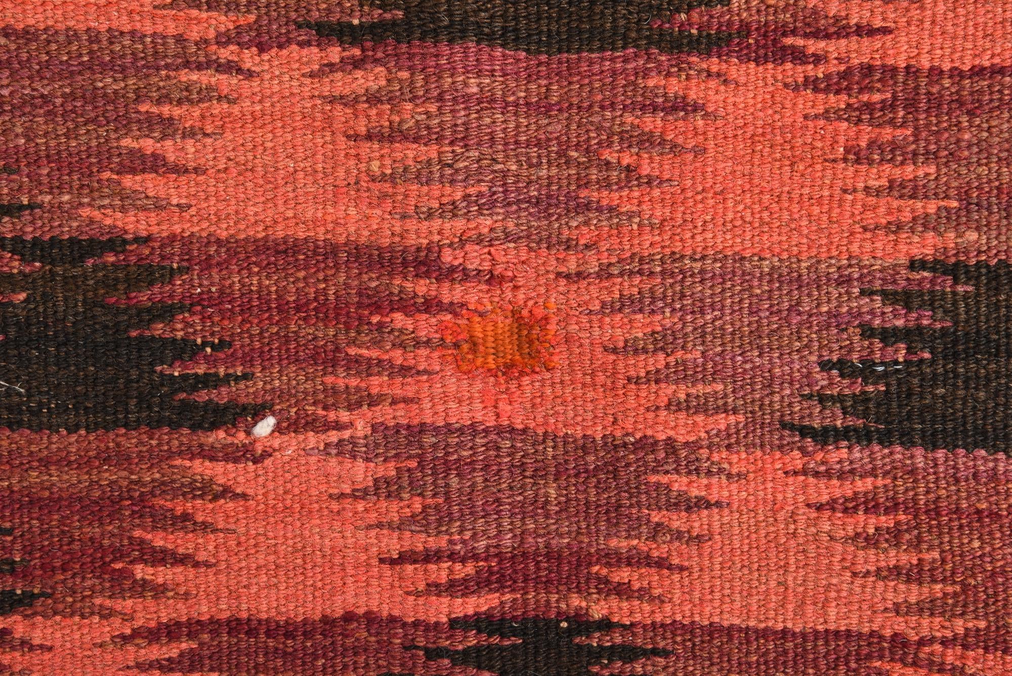4' 5 x 14' Hand Woven Kilim Fars Wool Runner Rug