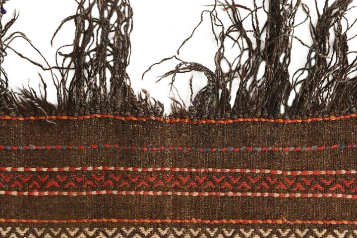 2' 10 x 9' Hand Woven Kilim Fars Wool Runner Rug