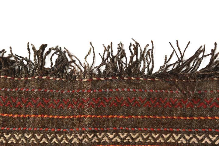 2' 10 x 9' Hand Woven Kilim Fars Wool Runner Rug