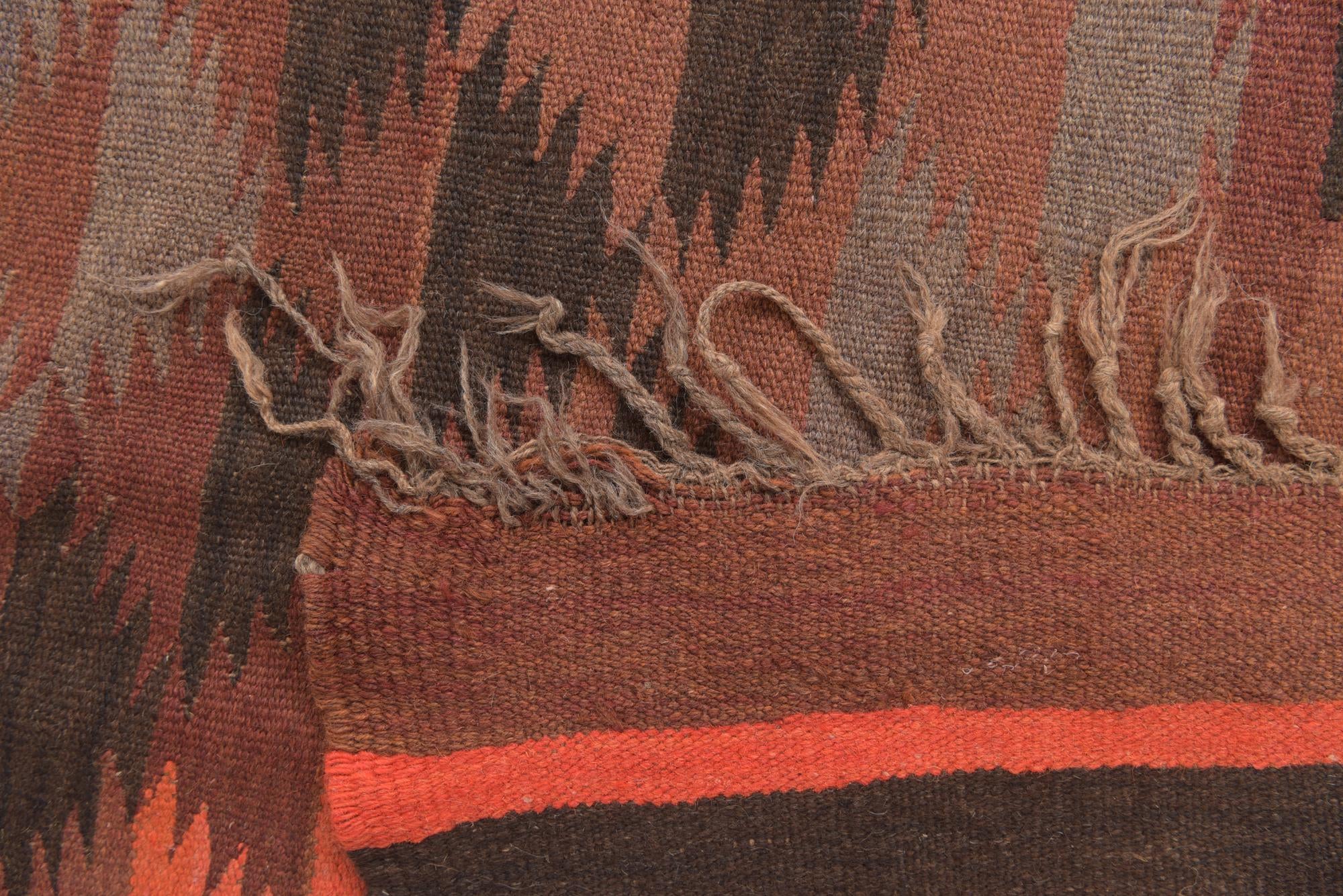 130cm x 360cm Tejido a mano Kilim Fars Alfombra Lana Pasillera