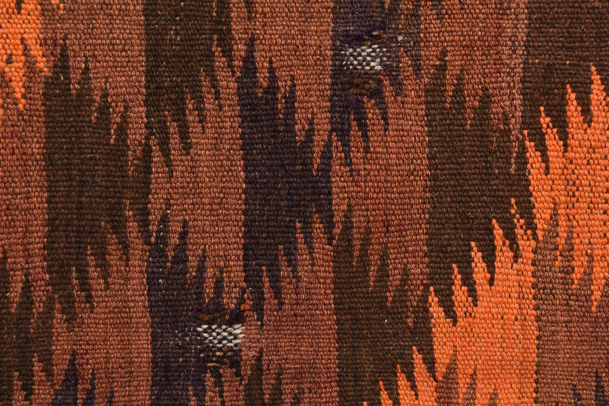 4' 5 x 14' 7 Hand Woven Kilim Fars Wool Runner Rug
