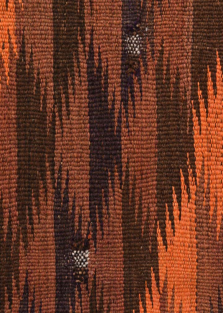 4' 5 x 14' 7 Hand Woven Kilim Fars Wool Runner Rug