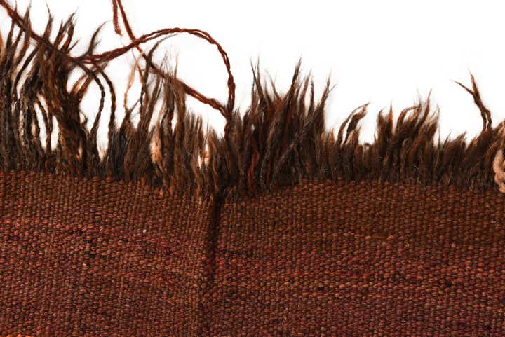 4' 5 x 14' 7 Hand Woven Kilim Fars Wool Runner Rug