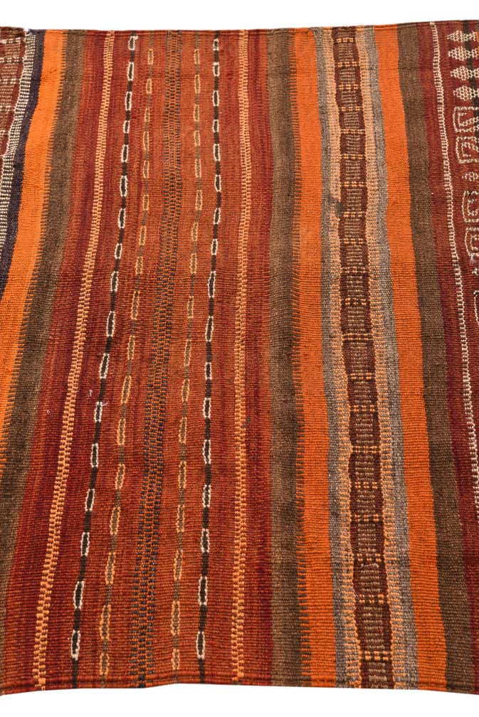 105cm x 320cm Hand Woven Kilim Fars Wool Runner Rug