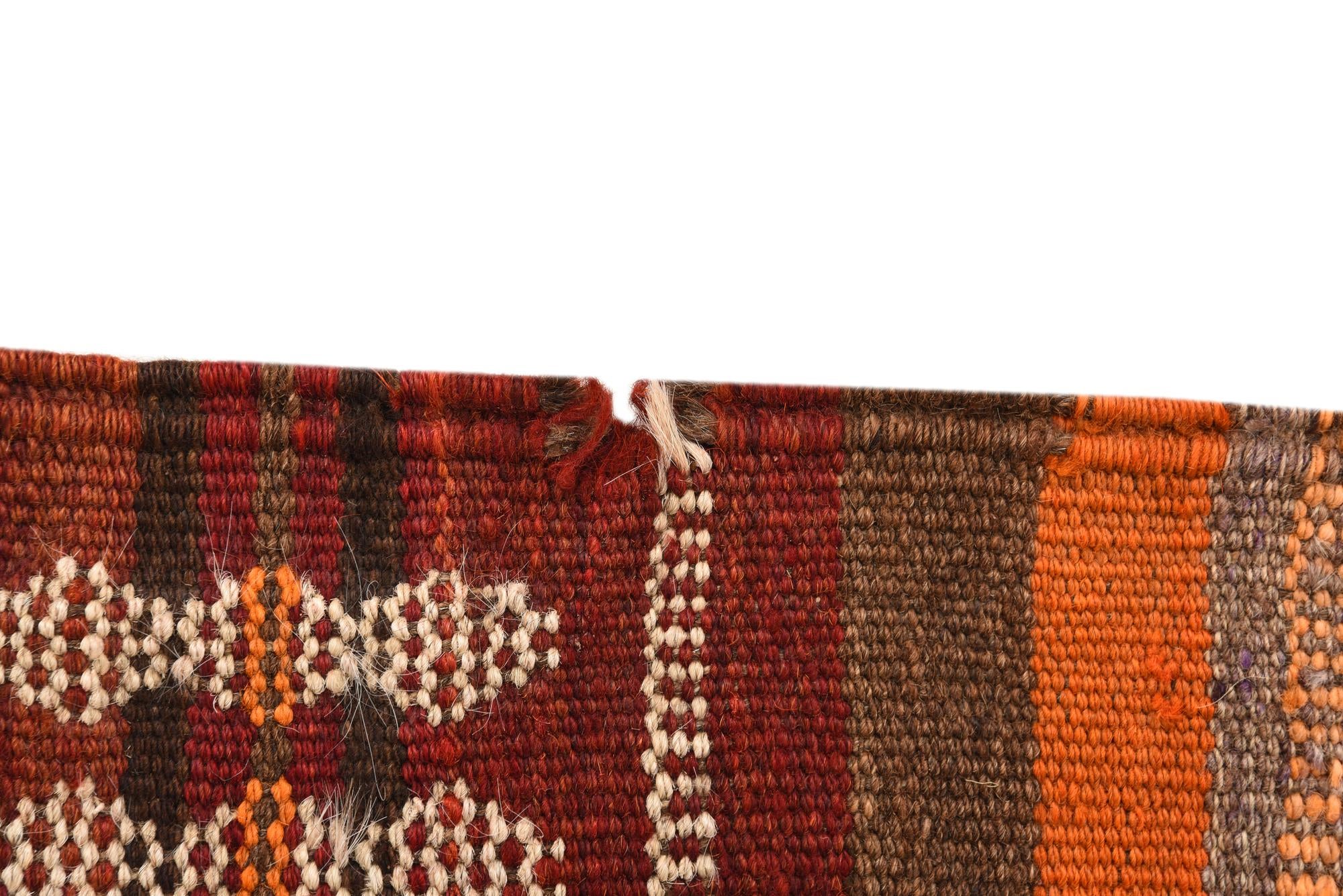 105cm x 320cm Tejido a mano Kilim Fars Alfombra Lana Pasillera