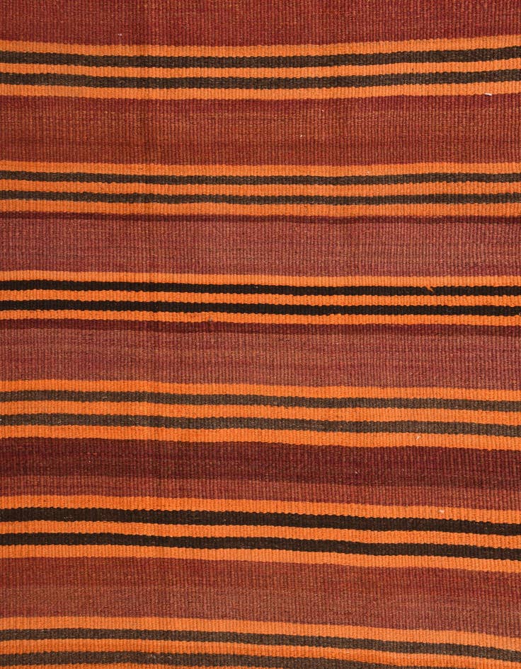 Detail image of 6' 6 x 14'  Hand Woven Kilim Fars Wool Runner Rug