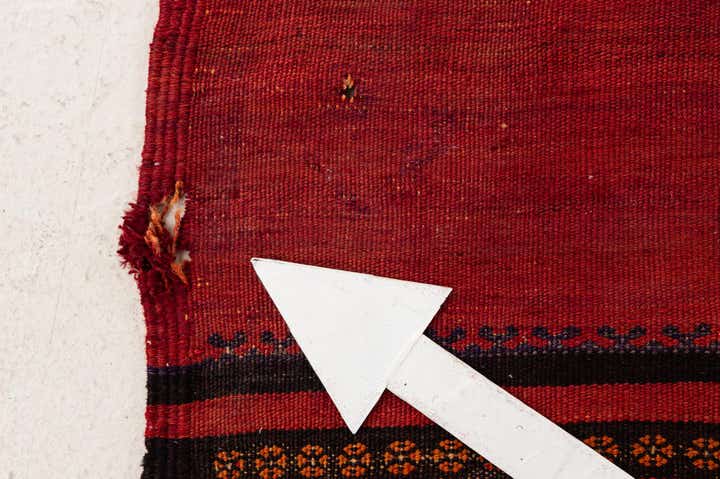 135cm x 375cm Hand Woven Kilim Fars Wool Runner Rug