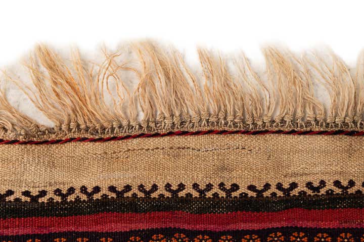 135cm x 375cm Hand Woven Kilim Fars Wool Runner Rug