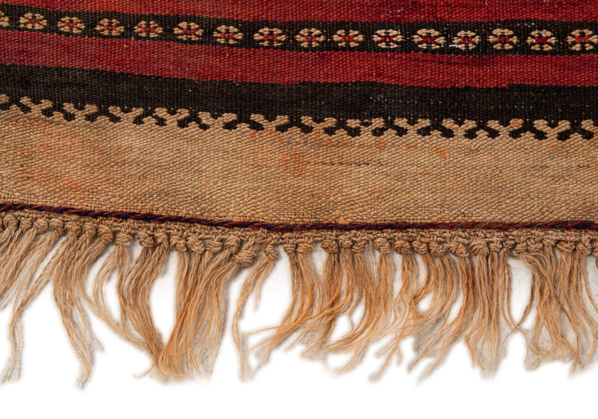 135cm x 375cm Tejido a mano Kilim Fars Alfombra Lana Pasillera