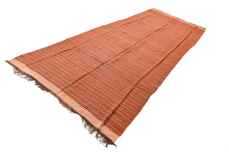Detail image of 5' 2 x 13' 7 Hand Woven Kilim Fars Wool Runner Rug