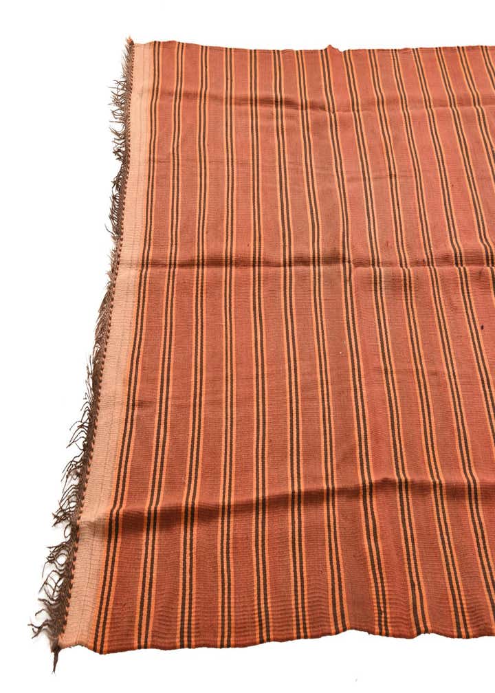 5' 2 x 13' 7 Hand Woven Kilim Fars Wool Runner Rug