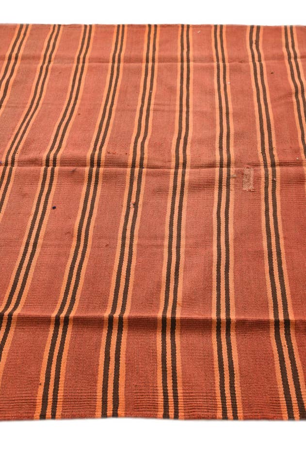Detail image of 5' 2 x 13' 7 Hand Woven Kilim Fars Wool Runner Rug