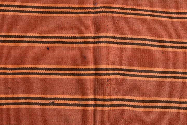 5' 2 x 13' 7 Hand Woven Kilim Fars Wool Runner Rug