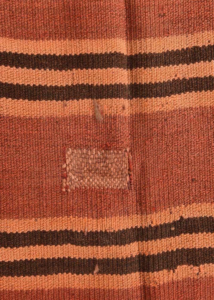 5' 2 x 13' 7 Hand Woven Kilim Fars Wool Runner Rug