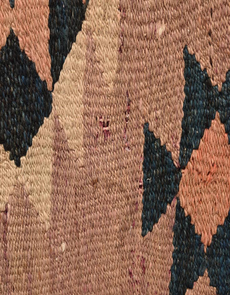 Detail image of 4' 7 x 9' 6  Hand Woven Kilim Fars Wool Runner Rug