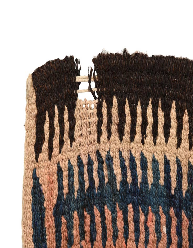 Detail image of 4' 7 x 9' 6  Hand Woven Kilim Fars Wool Runner Rug