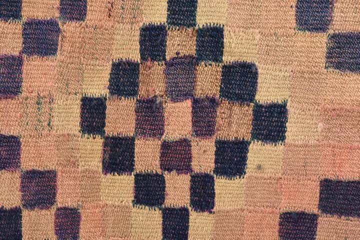 4' 2 x 8' Hand Woven Kilim Fars Wool Runner Rug