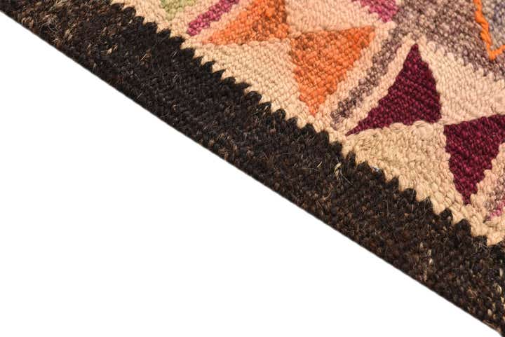 4' 7 x 9' 9 Hand Woven Kilim Fars Wool Runner Rug