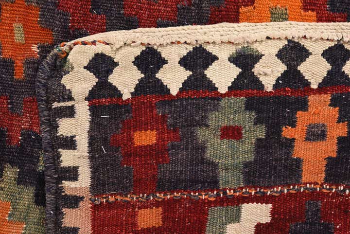 5' x 10' Hand Woven Kilim Fars Wool Runner Rug
