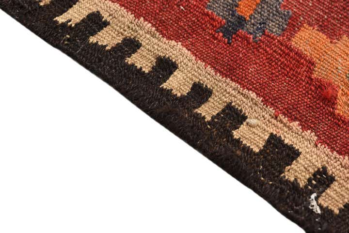 5' x 10' Hand Woven Kilim Fars Wool Runner Rug