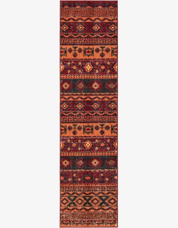 Rust Red Lucerne Runner Rug