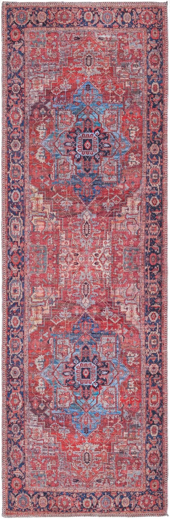 Primary image  2' x 6'  Washable Maahru Runner Rug