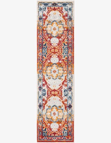 Rust Red Madeline Vintage Runner Rug