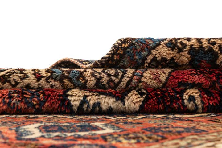 4' 4 x 9' 9 Hand Knotted Malayer Oriental Wool Runner Rug