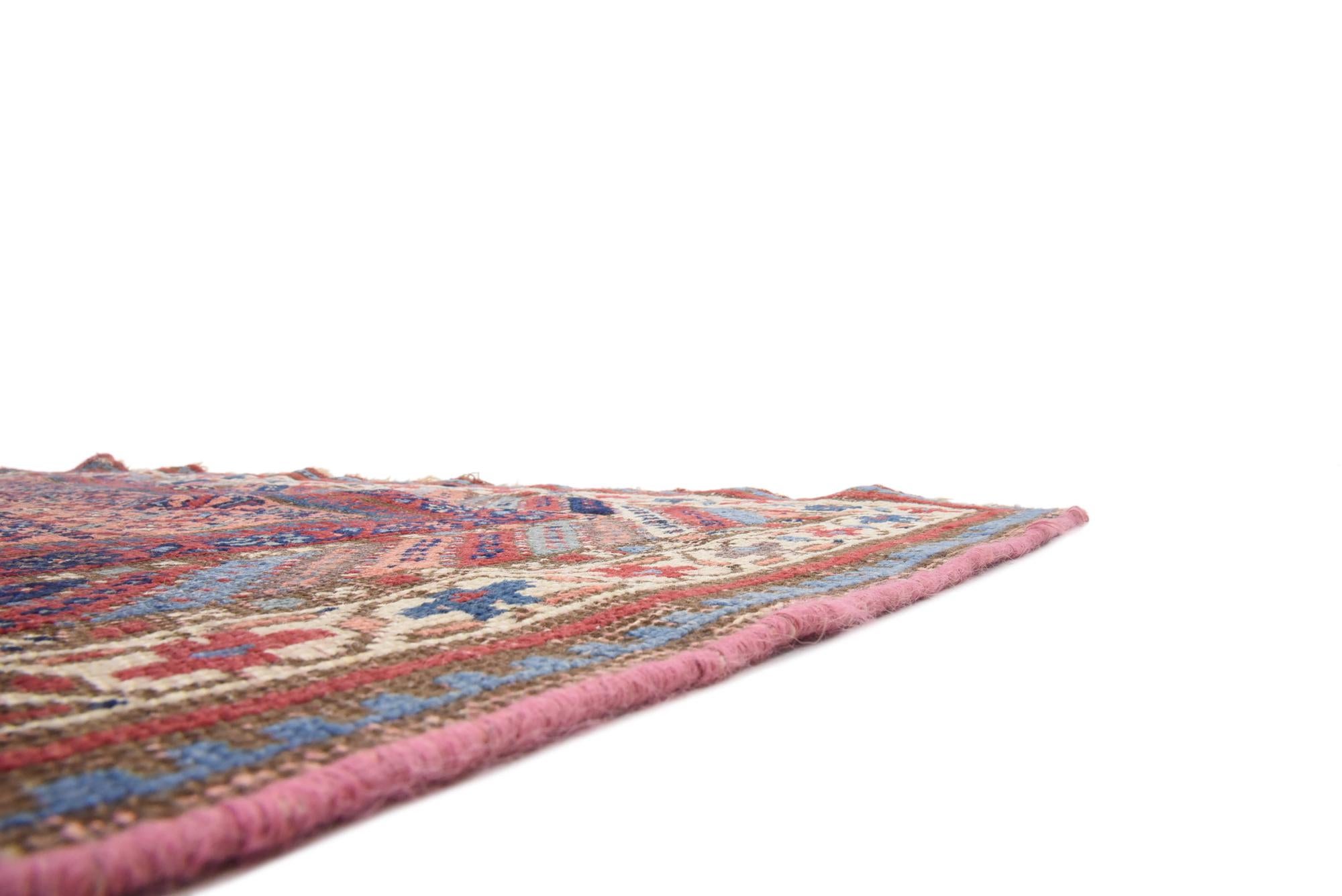 4' 5 x 10' 10 Hand Knotted Malayer Persian Wool Runner Rug