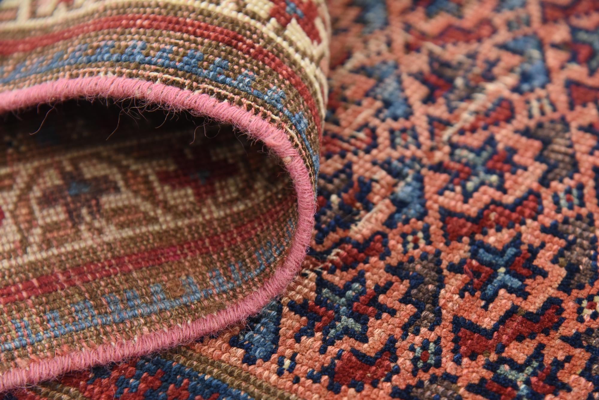 4' 5 x 10' 10 Hand Knotted Malayer Persian Wool Runner Rug