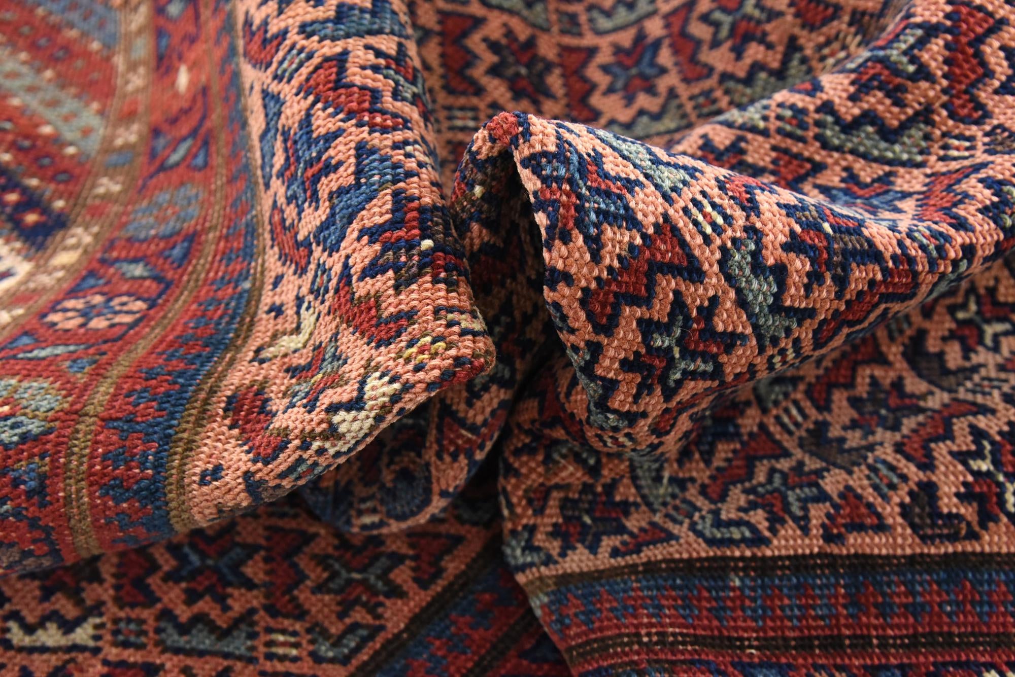 4' 5 x 10' 10 Hand Knotted Malayer Persian Wool Runner Rug