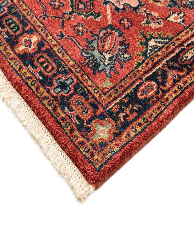 Detail image of 3' 4 x 6' 7  Hand Knotted Mashad Wool Runner Rug