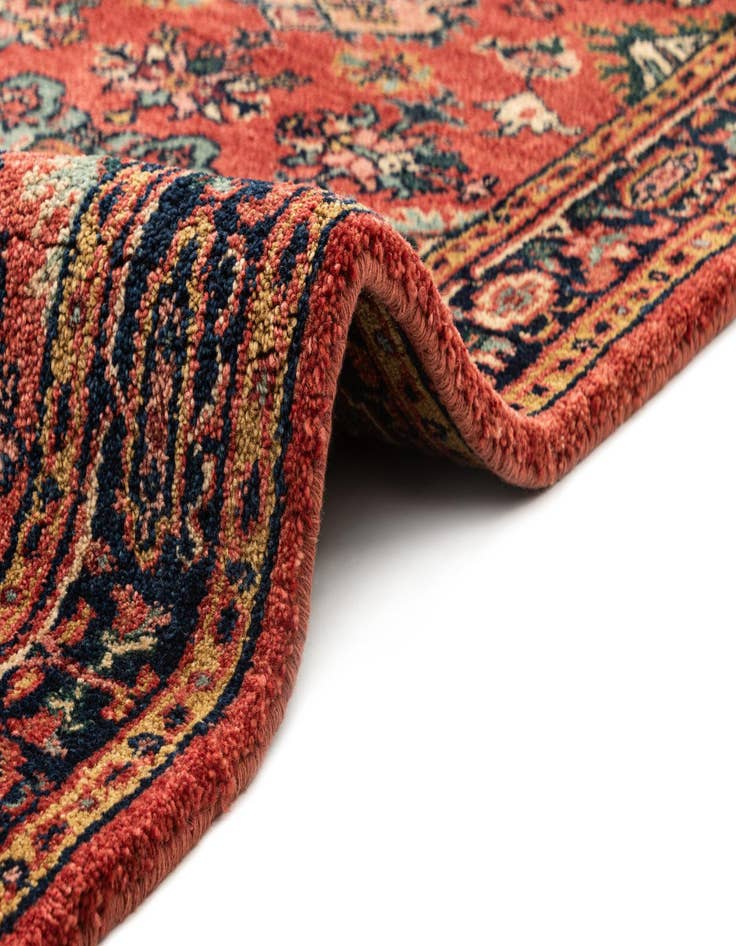 Detail image of 3' 4 x 6' 7  Hand Knotted Mashad Wool Runner Rug