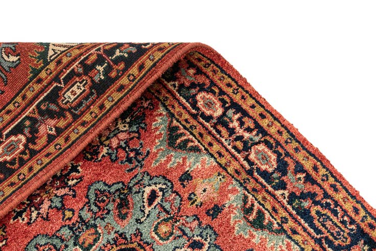 Detail image of 3' 4 x 6' 7 Hand Knotted Mashad Wool Runner Rug