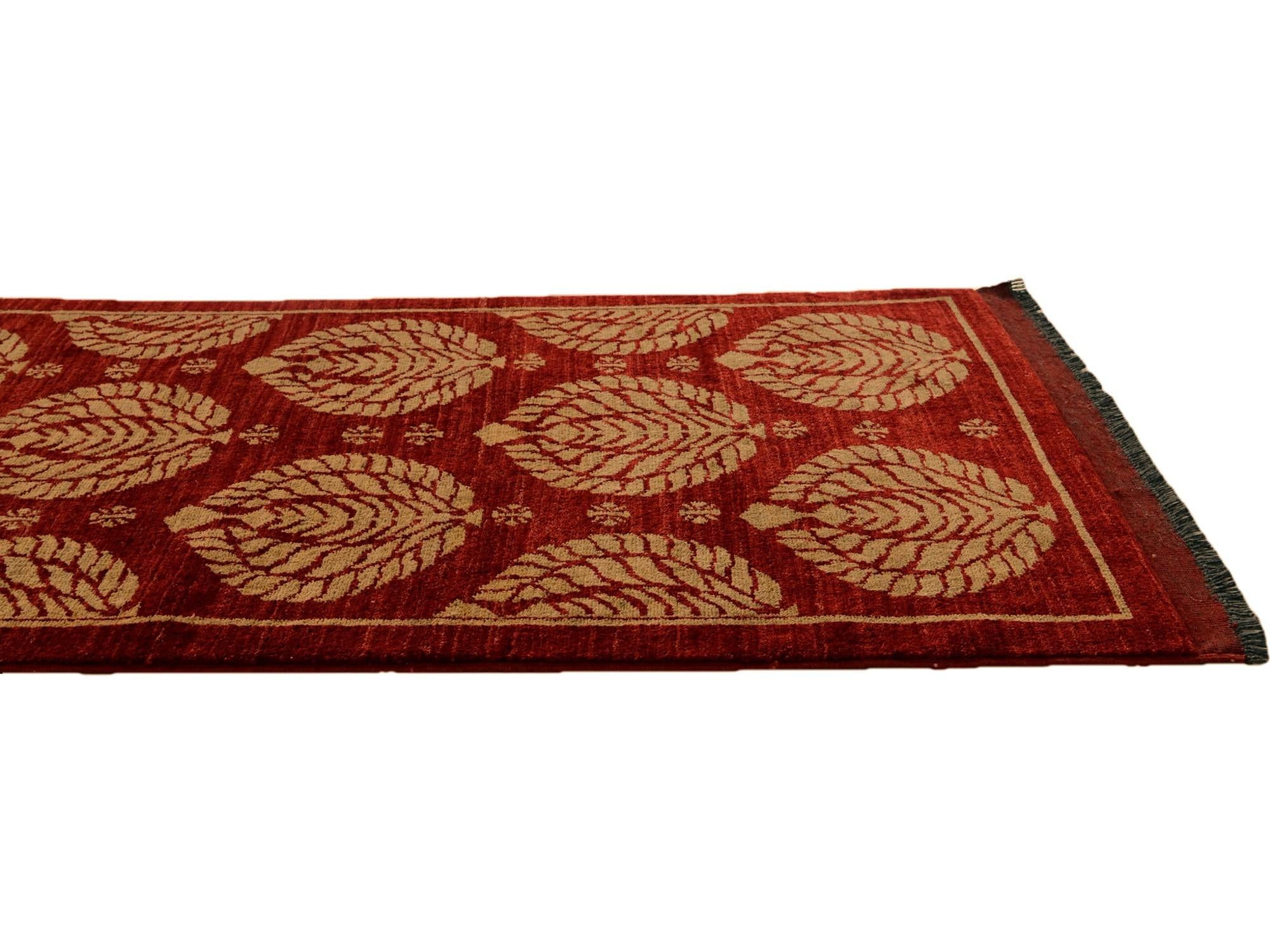 2' 9 x 13' 1 Hand Knotted Modern Ziegler Runner Rug