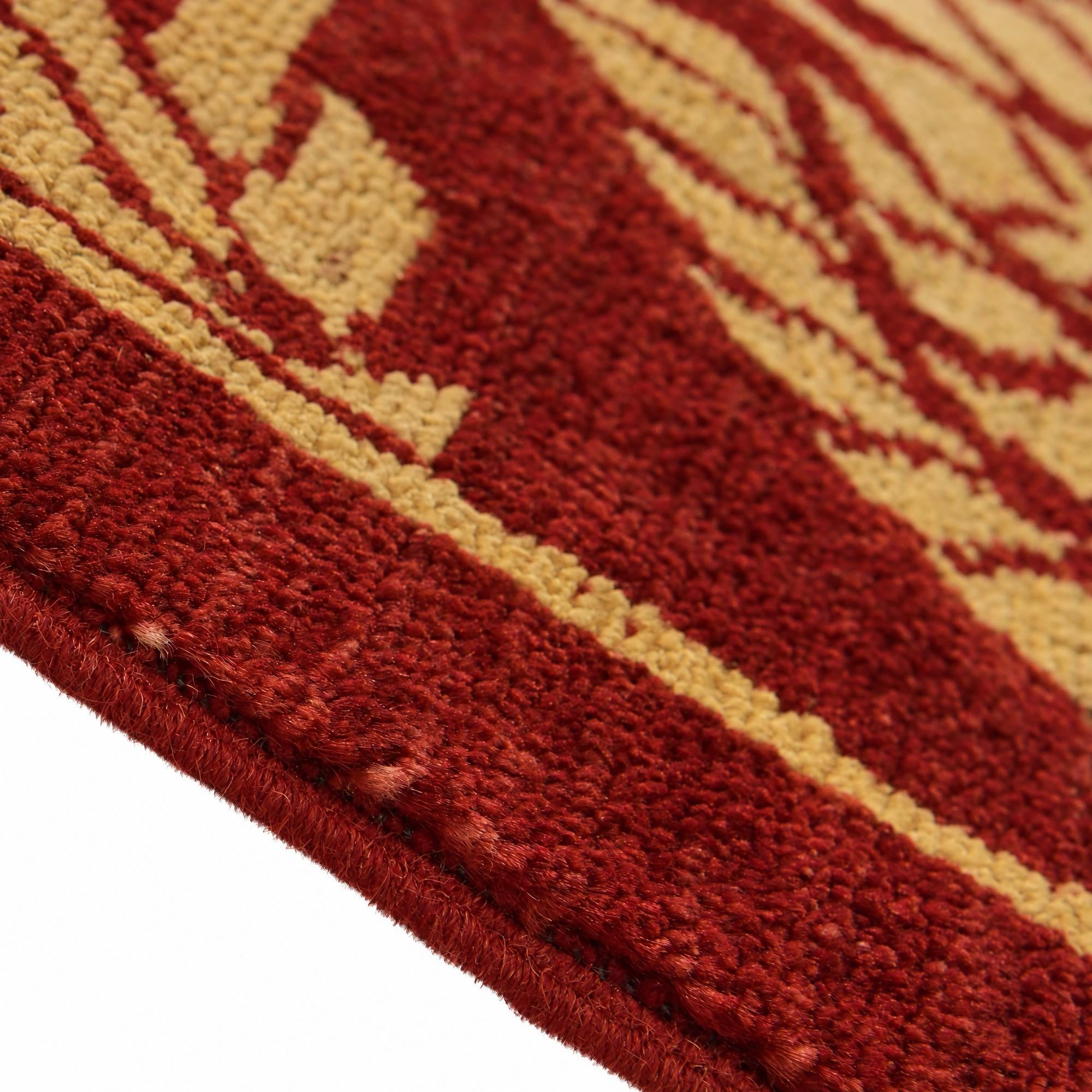 85cm x 400cm anudado a mano Modern Ziegler Alfombra Pasillera