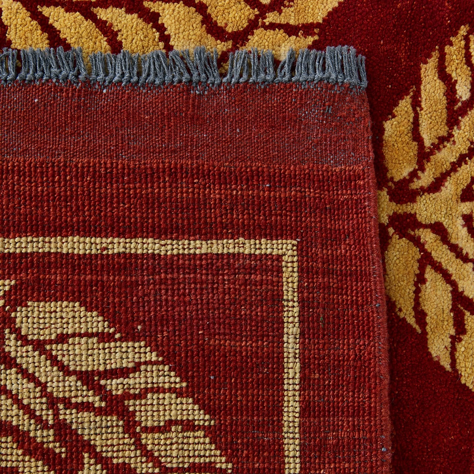 85cm x 400cm anudado a mano Modern Ziegler Alfombra Pasillera