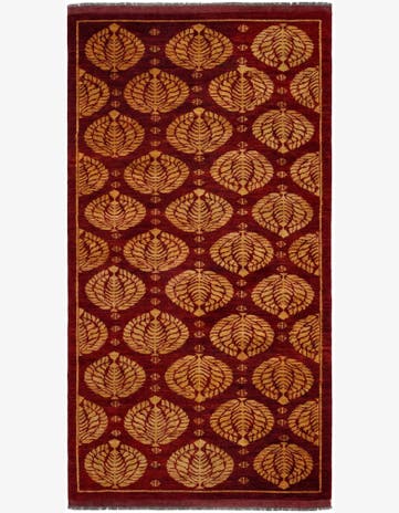 2' 9 x 13' 1 Hand Knotted Modern Ziegler Runner Rug