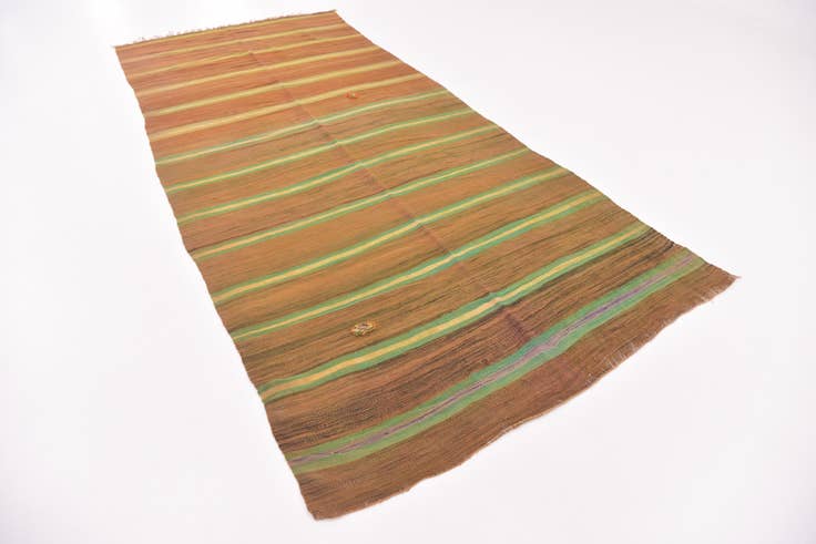 Detailansicht von 160cm x 340cm Handgeknüpft Marokkanisch Wolle Läufer Teppich