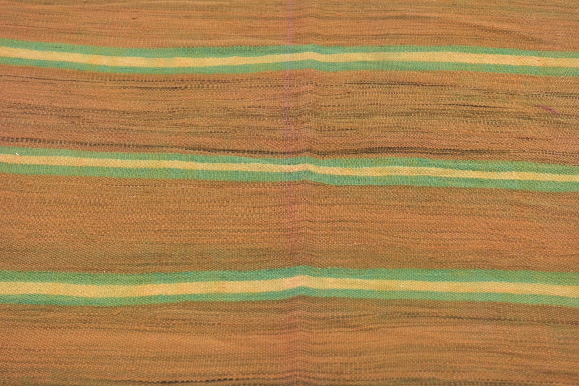 5' 3 x 11' 2 Hand Knotted Moroccan Wool Runner Rug