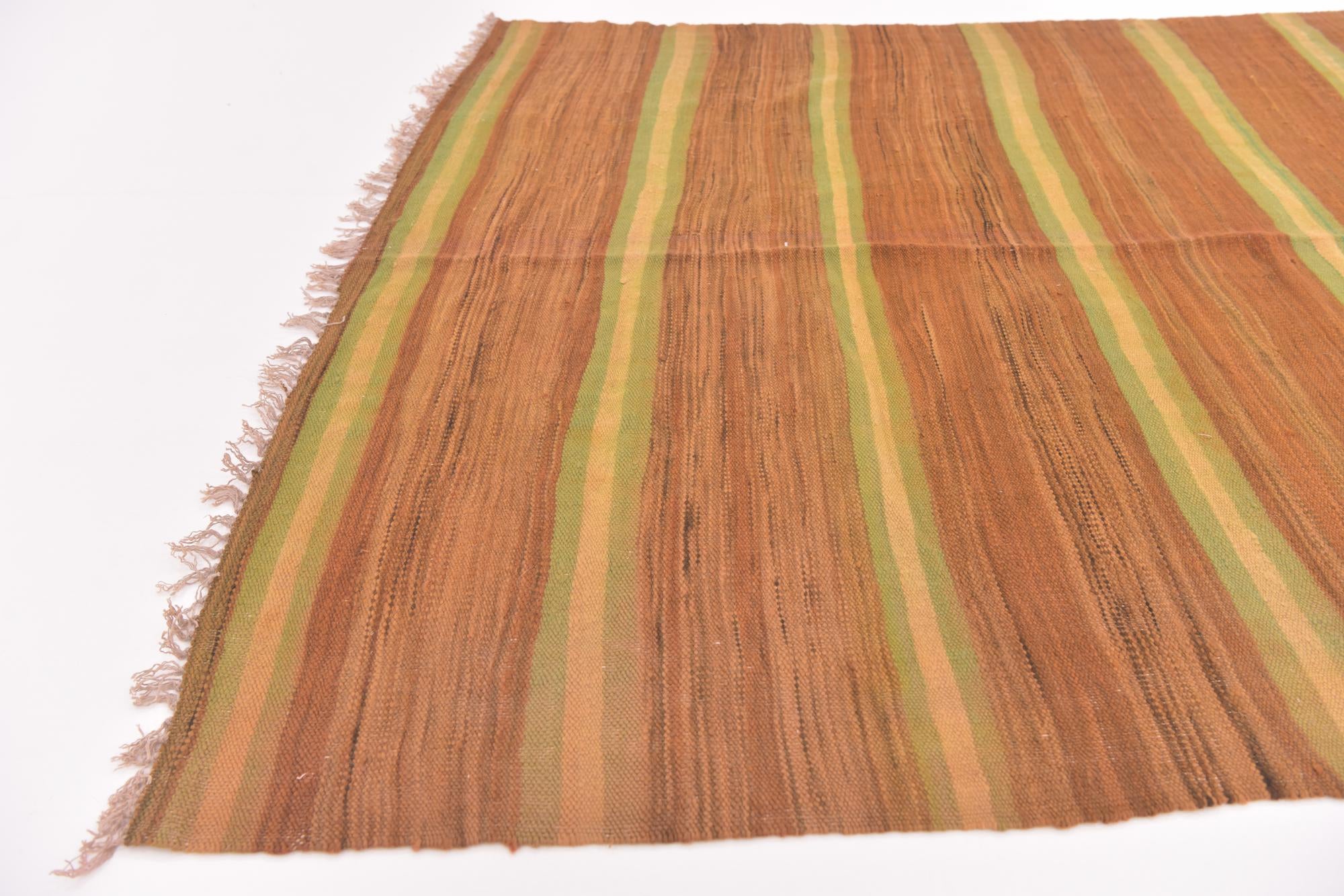 5' 3 x 11' 2 Hand Knotted Moroccan Wool Runner Rug