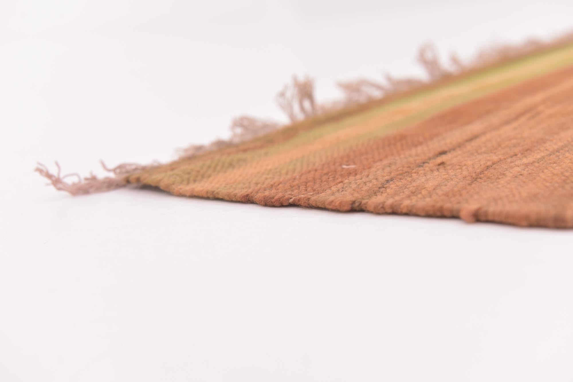 5' 3 x 11' 2 Hand Knotted Moroccan Wool Runner Rug