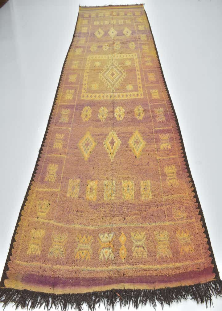 6' 3 x 15' 3 Hand Knotted Moroccan Wool Runner Rug