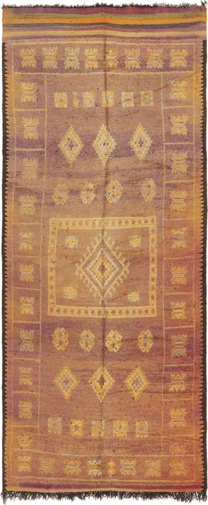 6' 3 x 15' 3 Hand Knotted Moroccan Wool Runner Rug